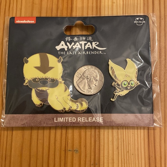 Avatar The Last Airbender Appa & Momo Chibi Enamel Pin - Picture 2 of 6